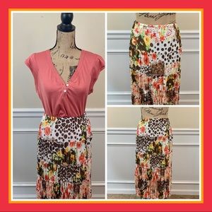 Allison Taylor | Floral Multicolor Skirt | Size S